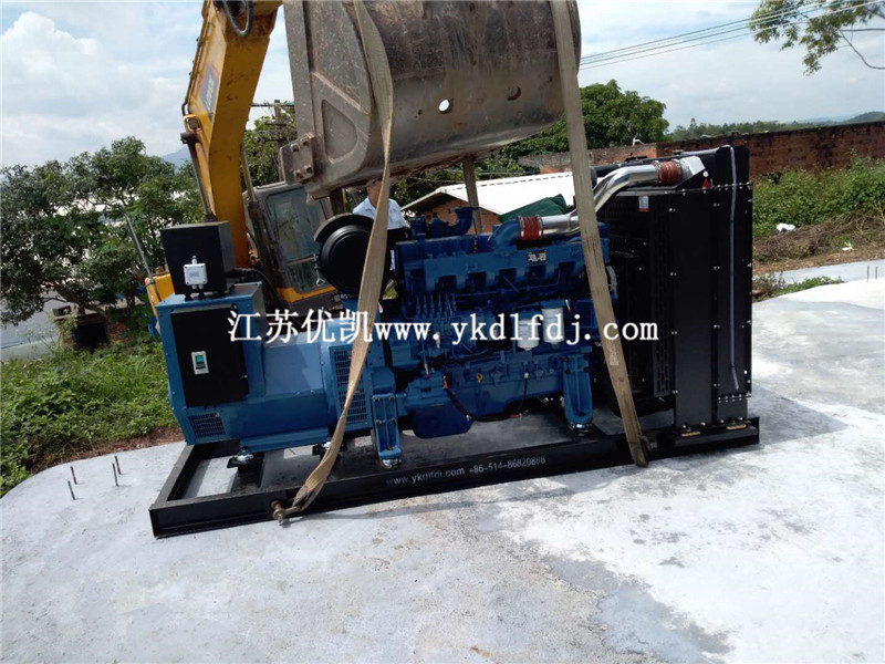 2020年8月25日，200KW玉柴發(fā)電機組交付廣西某木材廠使用