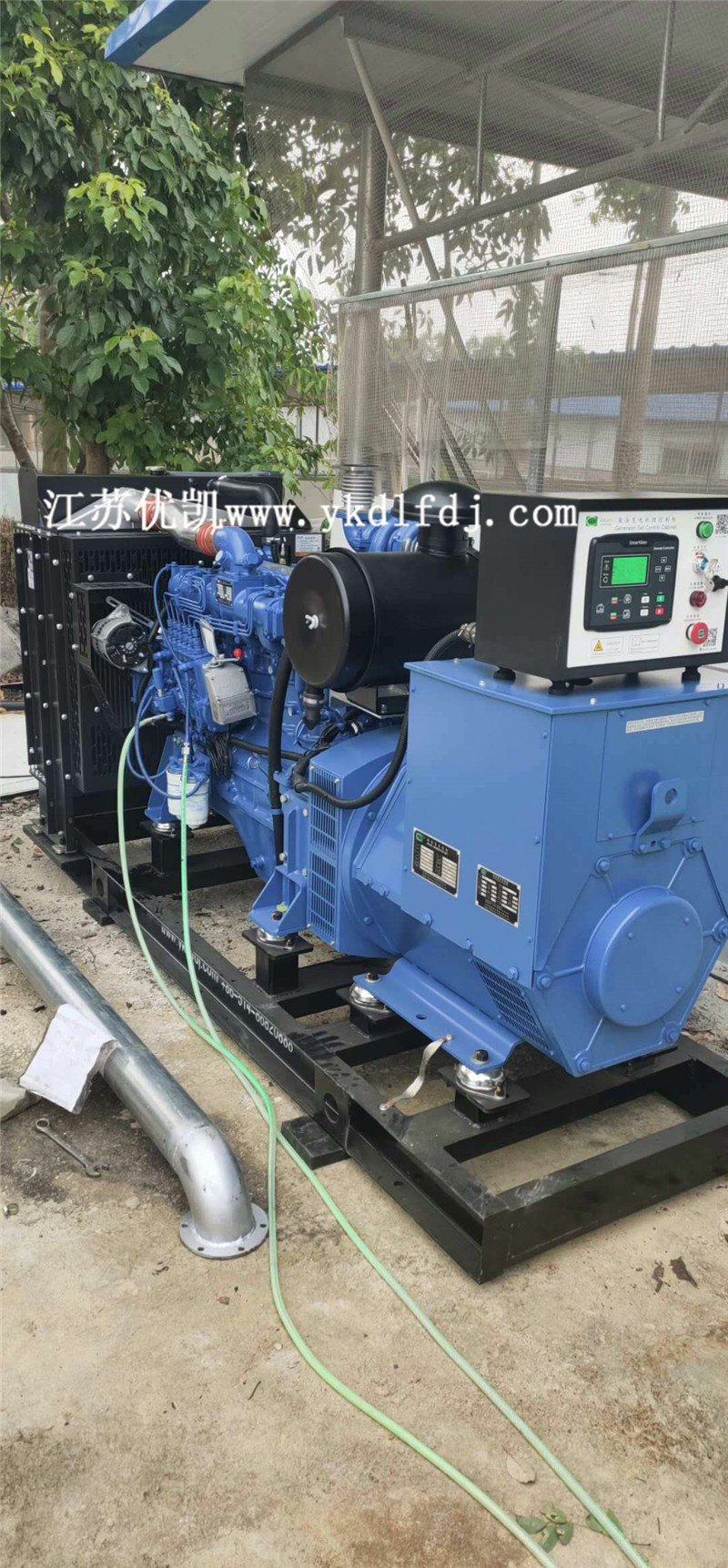 2020年10月13日，150KW玉柴發(fā)電機(jī)組交付廣西某養(yǎng)殖場使用