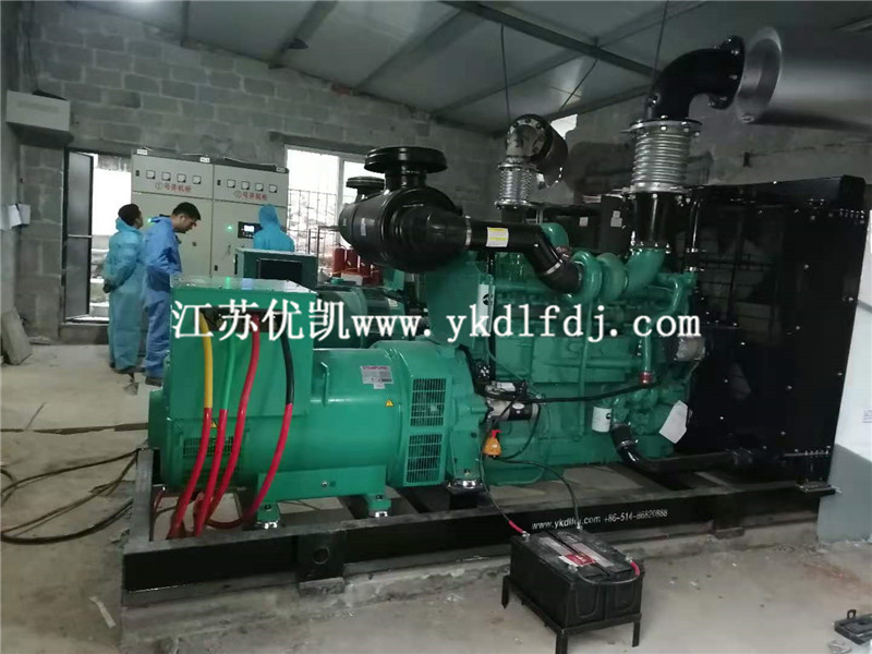 2020年11月14日，400KW重慶康明斯發(fā)電機(jī)組2臺并機(jī)交付養(yǎng)殖公司使用