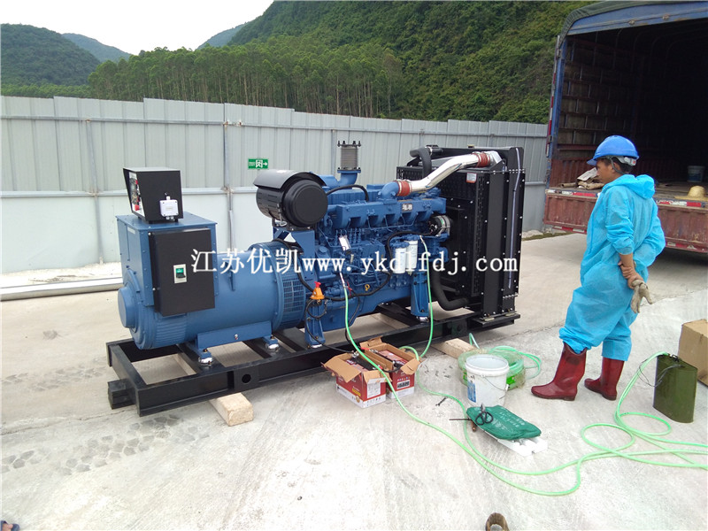 2021年5月23日，300KW玉柴發(fā)電機(jī)組交付廣西象州縣某單位使用