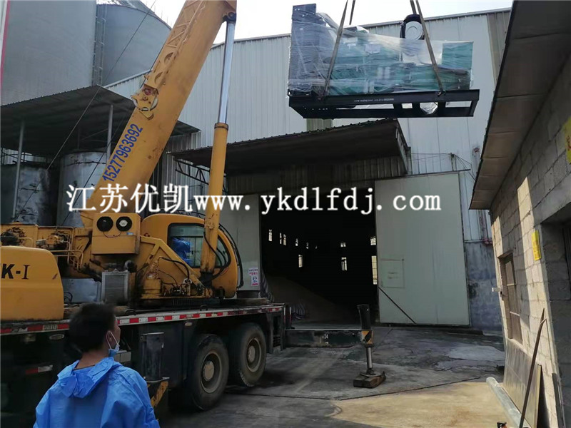 2021年9月10日，重慶康明斯550KW柴油發(fā)電機組交付廣西某畜牧業(yè)公司使用