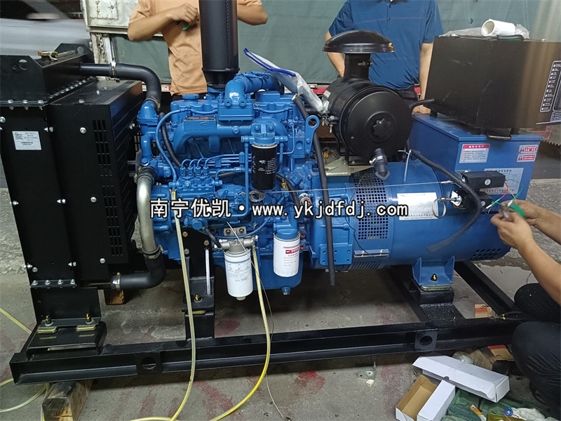 2023年5月23日，客戶到店自提一臺(tái)50kw玉柴柴油發(fā)電機(jī)組