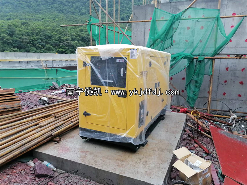 2023年9月14日，上柴50kw靜音發(fā)電機組送貨防城港項目