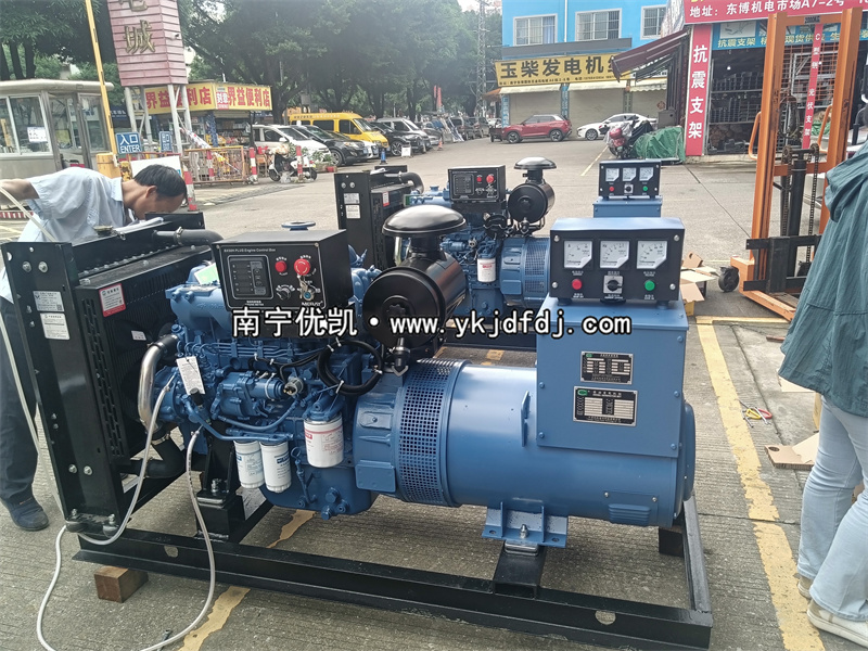 2024年5月31日，兩臺(tái)50KW玉柴發(fā)電機(jī)組試機(jī)發(fā)貨南寧某養(yǎng)殖場(chǎng)