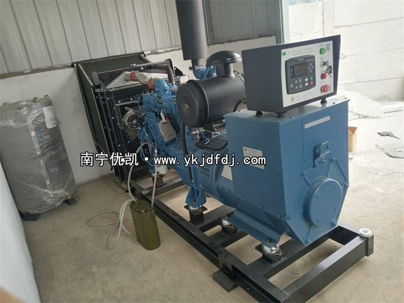 2024年11月28日，崇左大新項目150kw玉柴發(fā)電機組安裝并試機